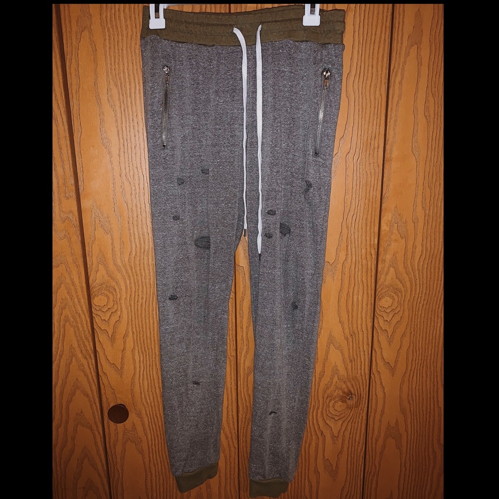 Forever 21 Distressed Joggers